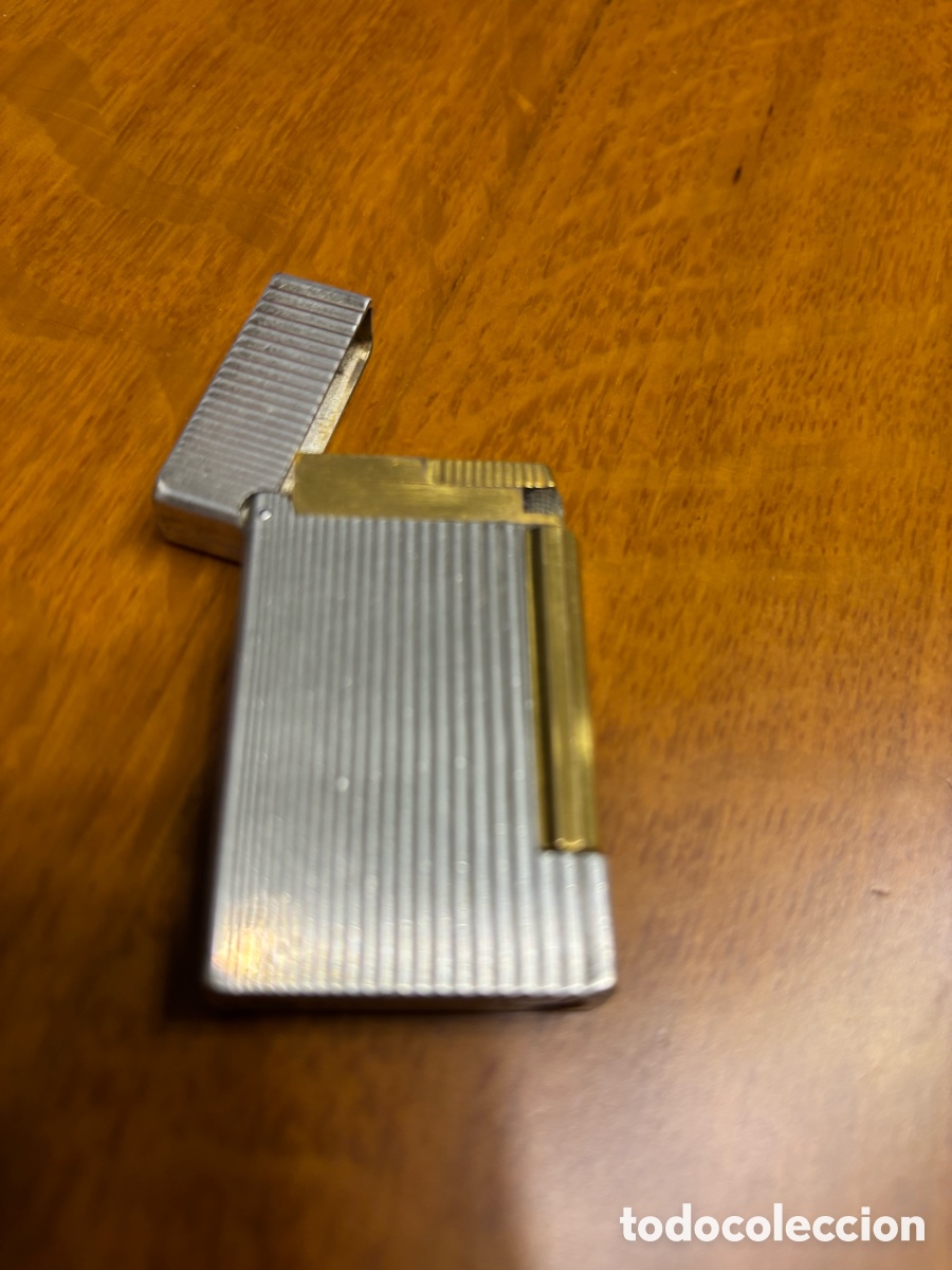 Coleccionismo: Encendedor Dupont de plata - Foto 6