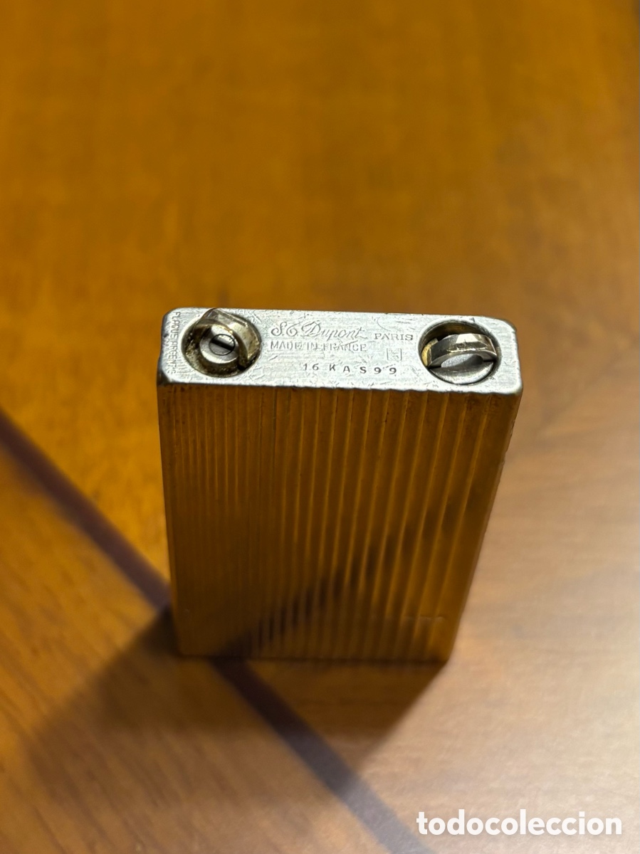 Coleccionismo: Encendedor Dupont de plata - Foto 8