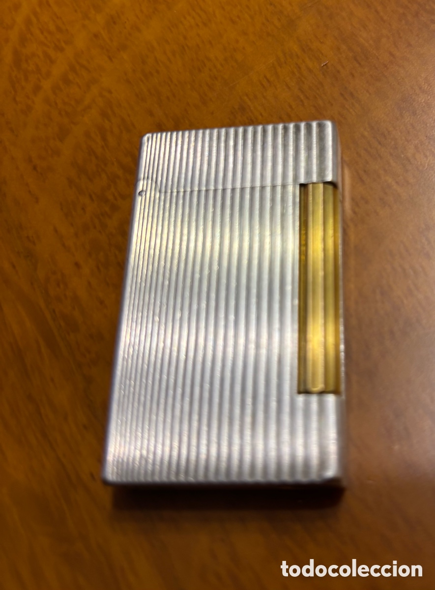 Coleccionismo: Encendedor Dupont de plata - Foto 1