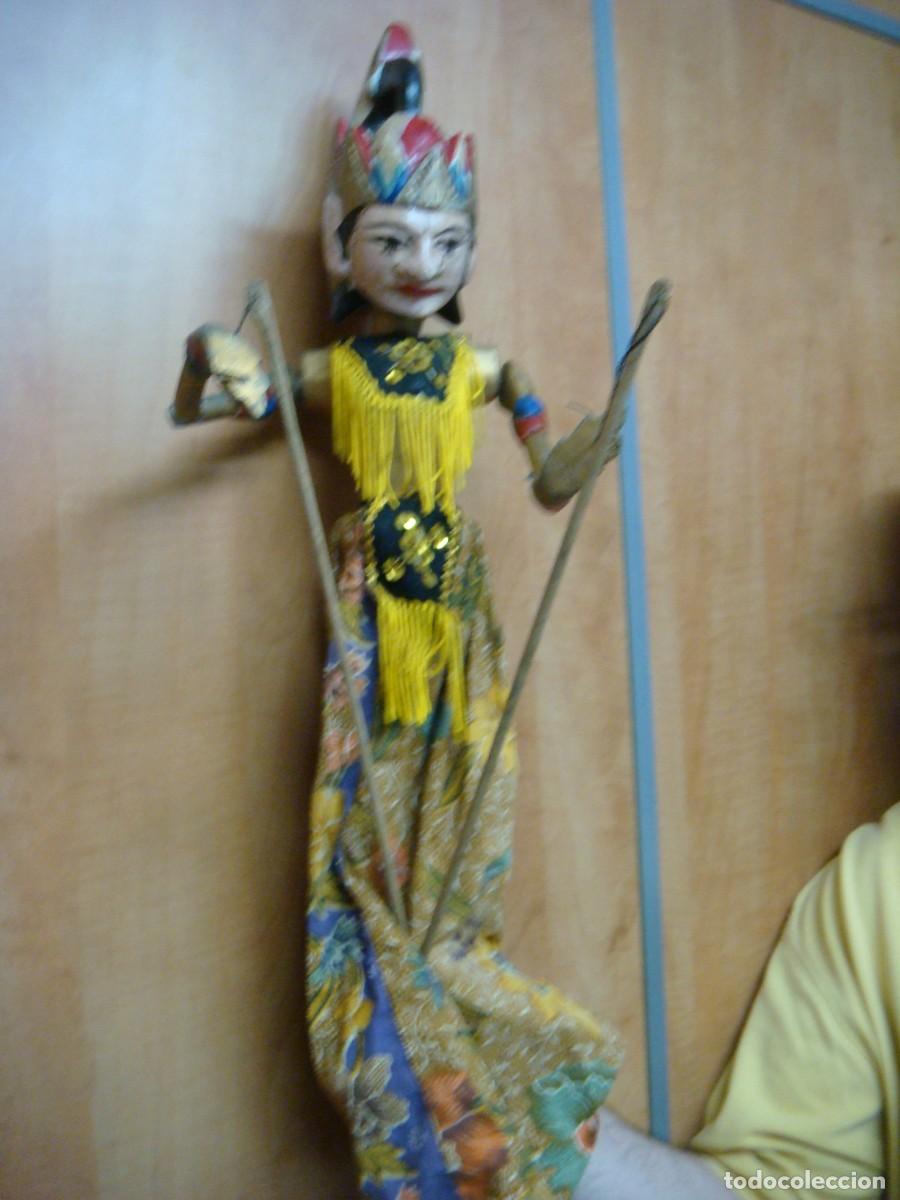 Coleccionismo: MARIONETA DE VARILLA JAVANESA DE INDONESIA CONOCIDA COMO WAYANG GOLEK-(&)