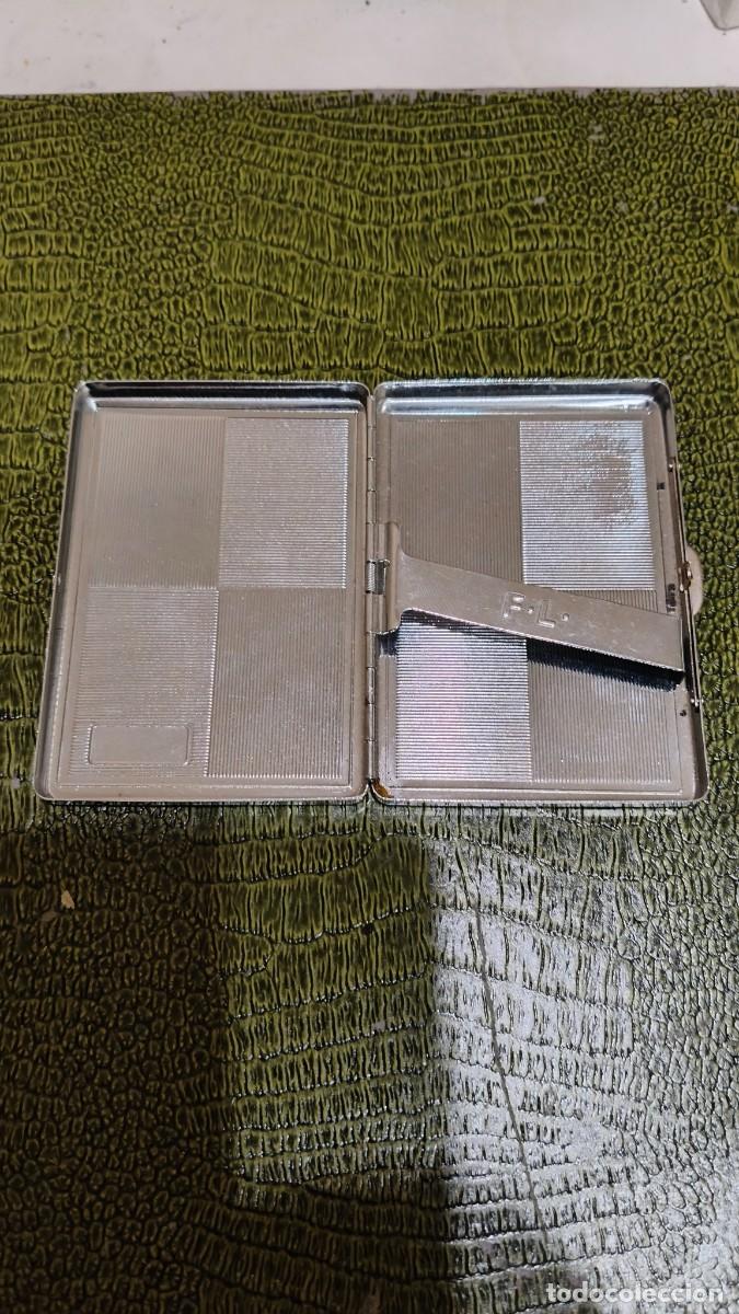 Coleccionismo: Etui a cigarettes vintage plaqu&eacute; argent - Foto 3