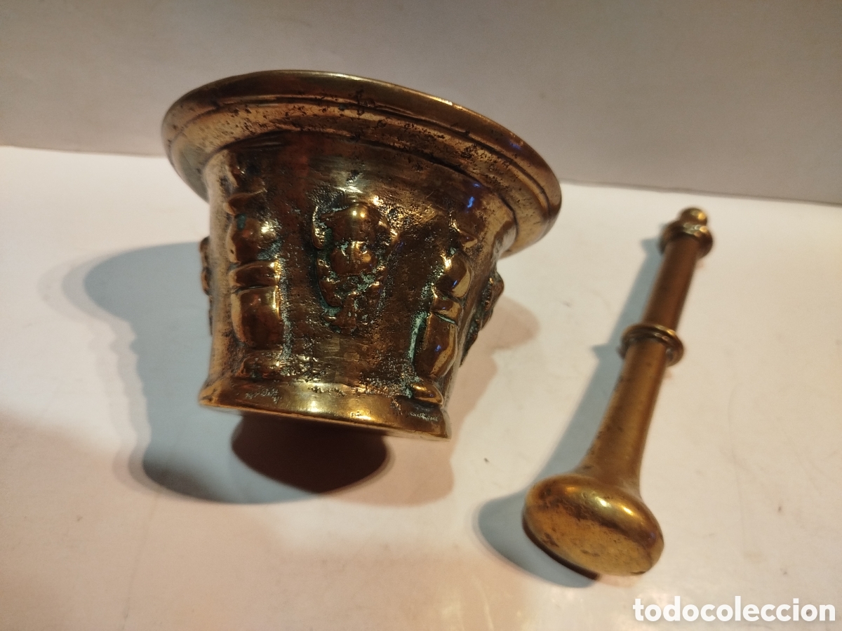 Coleccionismo: Antiguo almirez o mortero - Foto 2