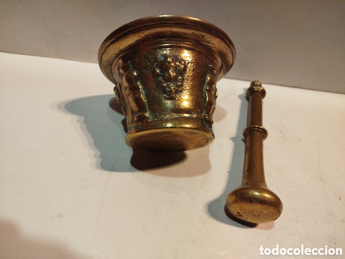 Coleccionismo: Antiguo almirez o mortero - Foto 3