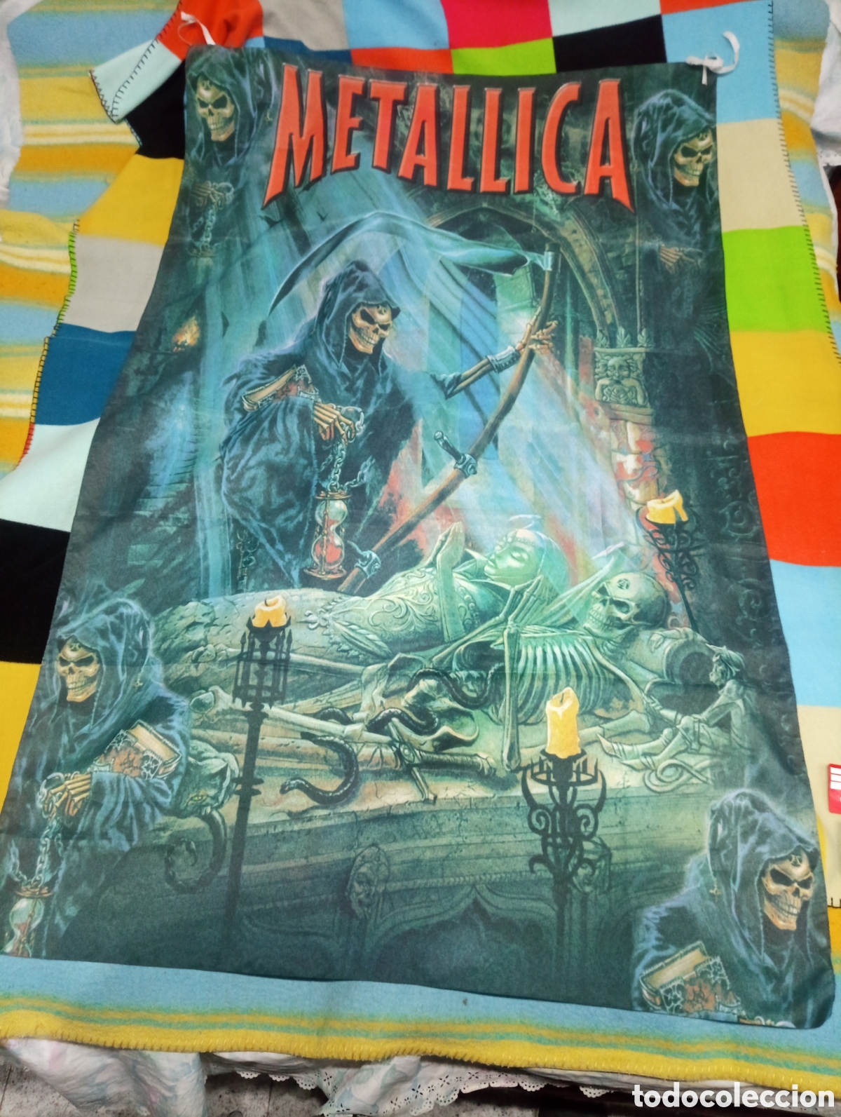Coleccionismo: bandera grande Metallica - Foto 2