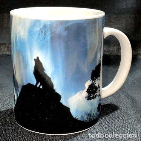 Coleccionismo: TAZA MUG PORCELANA - LOBOS - Foto 1