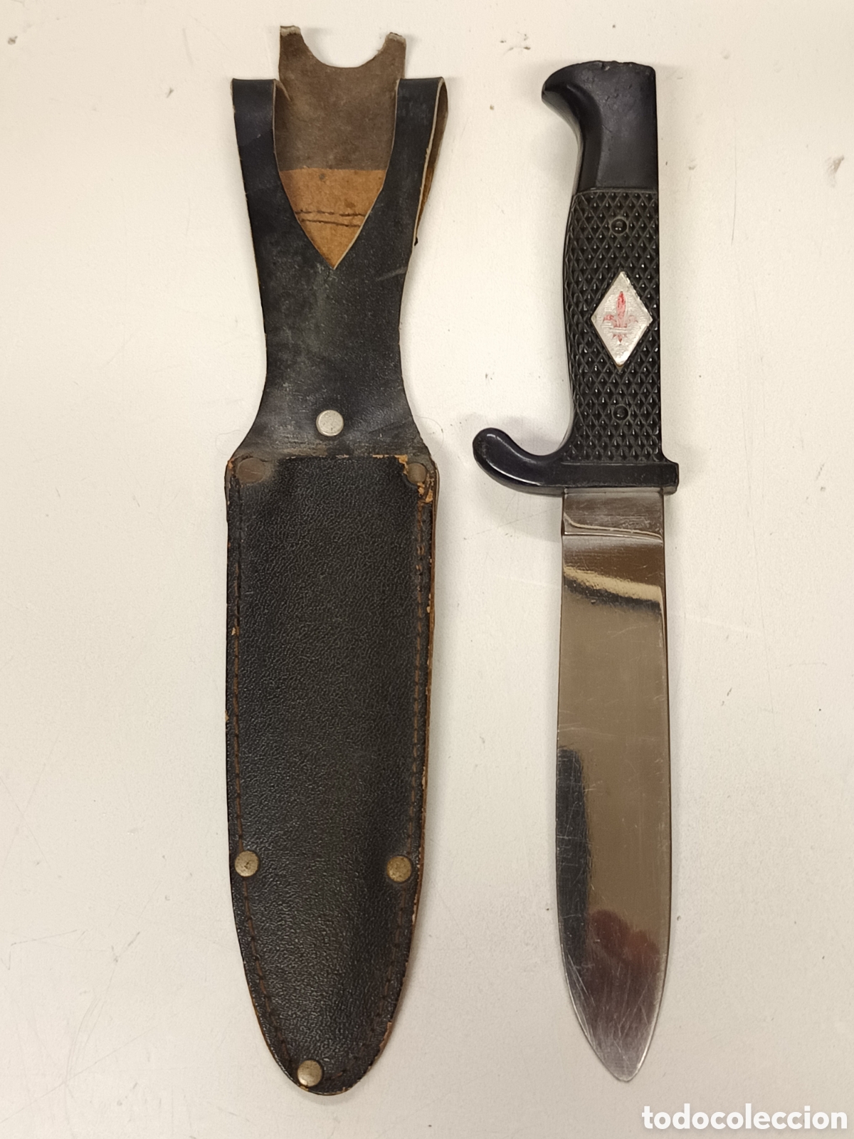 Coleccionismo: Cuchillo F.E.S. Rostfrei Flor de Lis - Foto 1