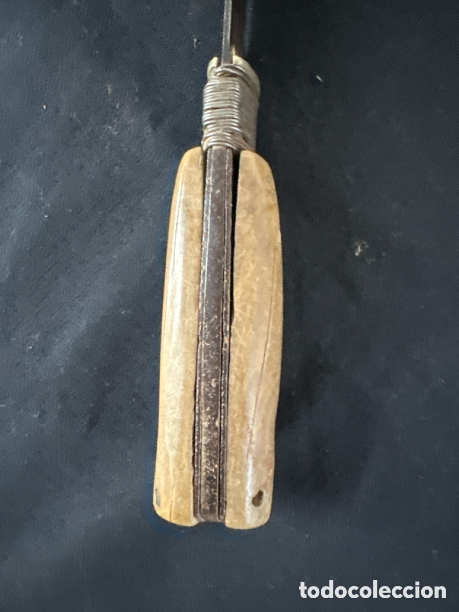 Coleccionismo: Cuchillo o Navaja 30s con mango madera - Foto 4