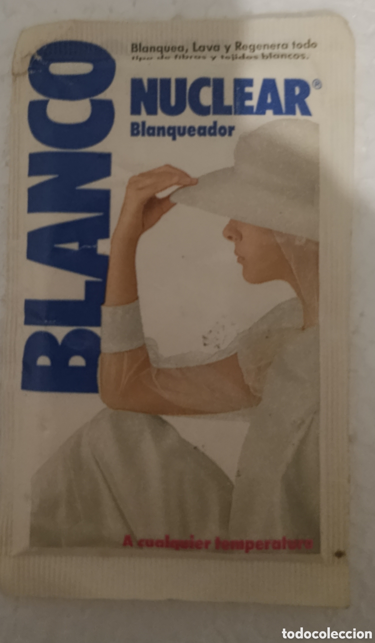 Coleccionismo: SOBRE SIN ABRIR ANTIGUO BLANCO NUCLEAR - Foto 1
