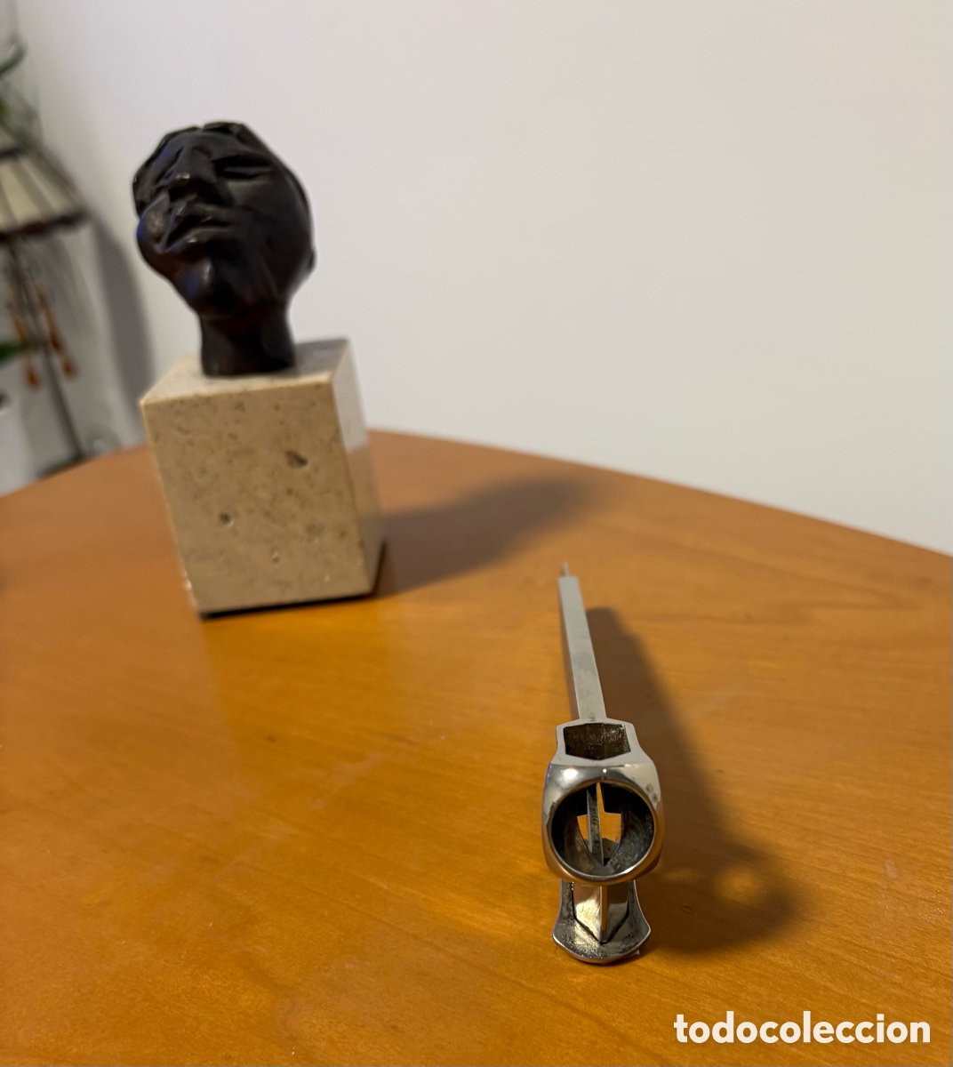 Coleccionismo: Cortapuros de mesa metal DFY Solingen - Foto 4