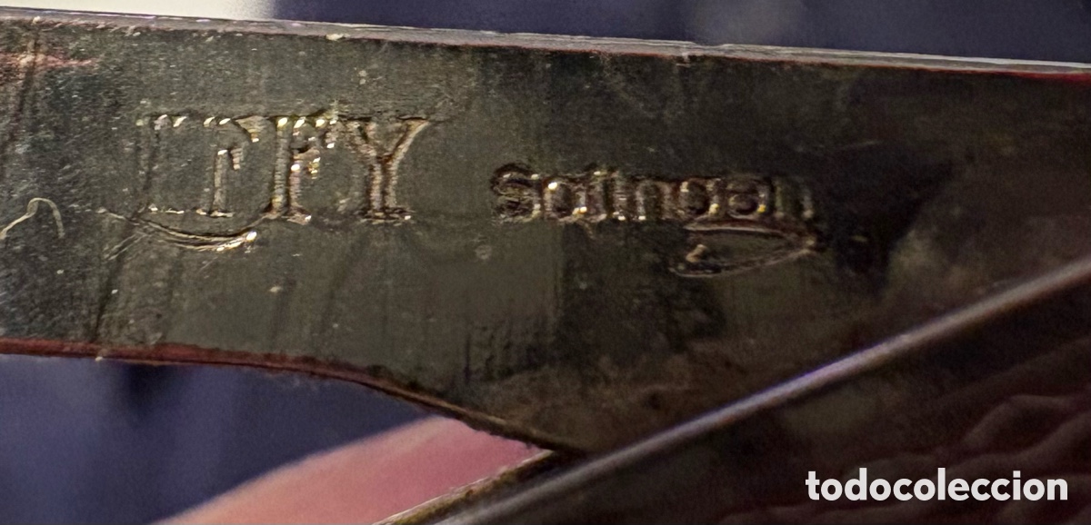 Coleccionismo: Cortapuros de mesa metal DFY Solingen - Foto 8