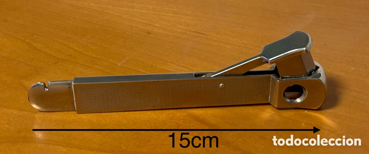 Coleccionismo: Cortapuros de mesa metal DFY Solingen - Foto 2