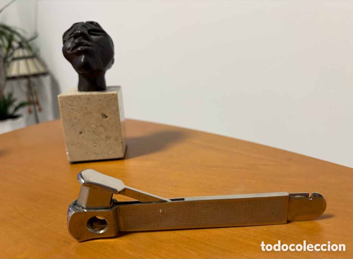 Coleccionismo: Cortapuros de mesa metal DFY Solingen - Foto 1