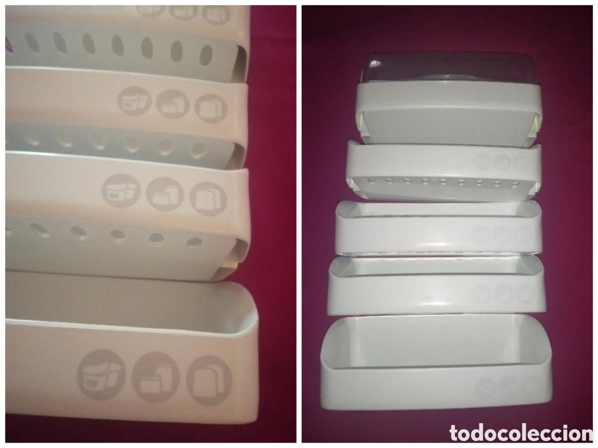 Coleccionismo: Bandejas y compartimentos nevera LG Combi Nofrost - Foto 4
