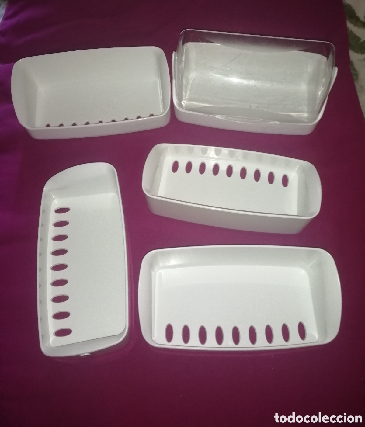 Coleccionismo: Bandejas y compartimentos nevera LG Combi Nofrost - Foto 5