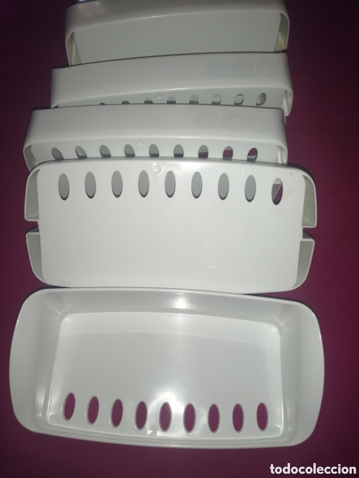 Coleccionismo: Bandejas y compartimentos nevera LG Combi Nofrost - Foto 6