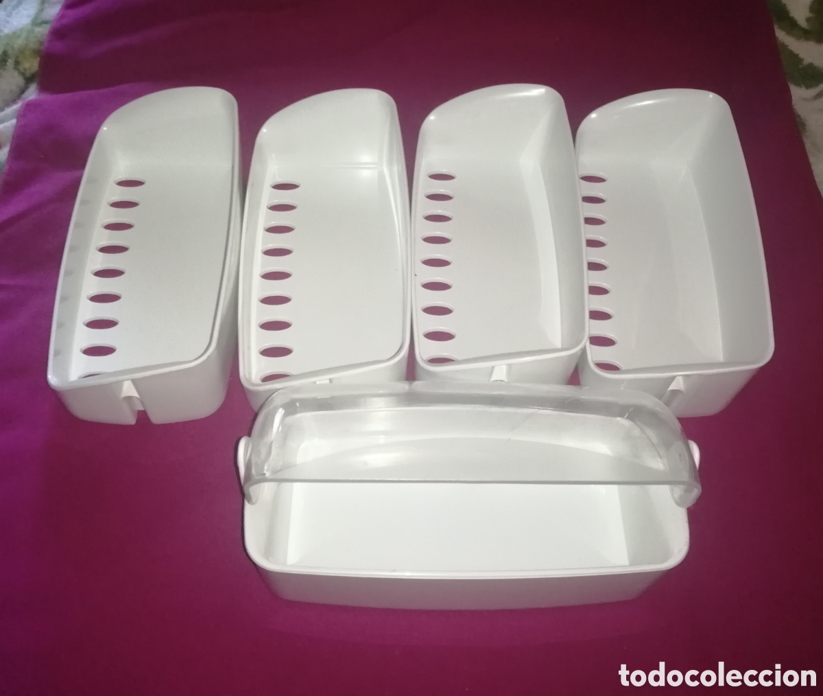 Coleccionismo: Bandejas y compartimentos nevera LG Combi Nofrost - Foto 9