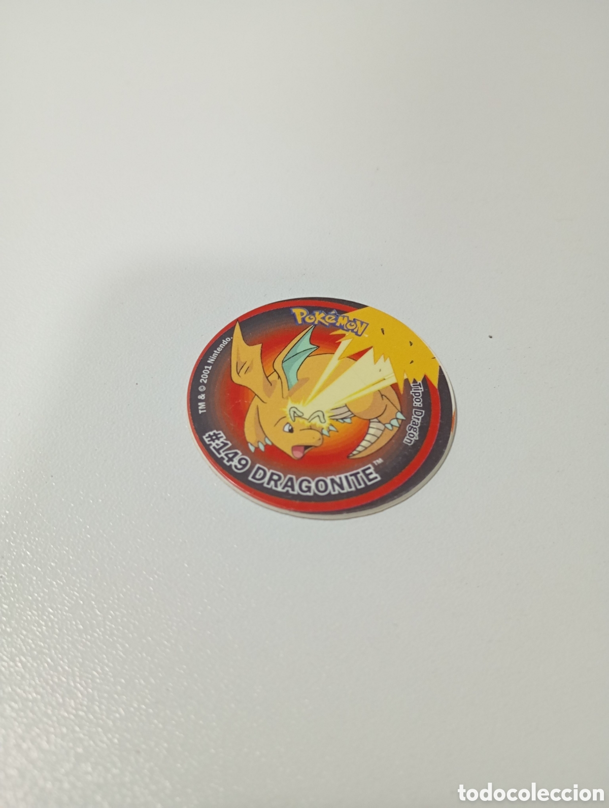 Coleccionismo: Tazo con error 149 dragonite pokemon - Foto 1