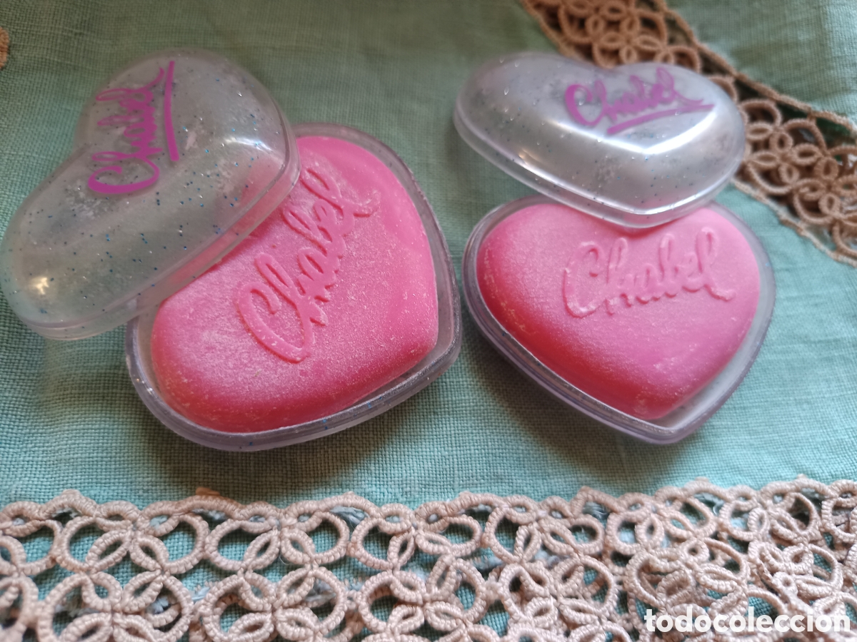 Coleccionismo: Jab&oacute;n Chabel de Feber pastilla corazon - Foto 2