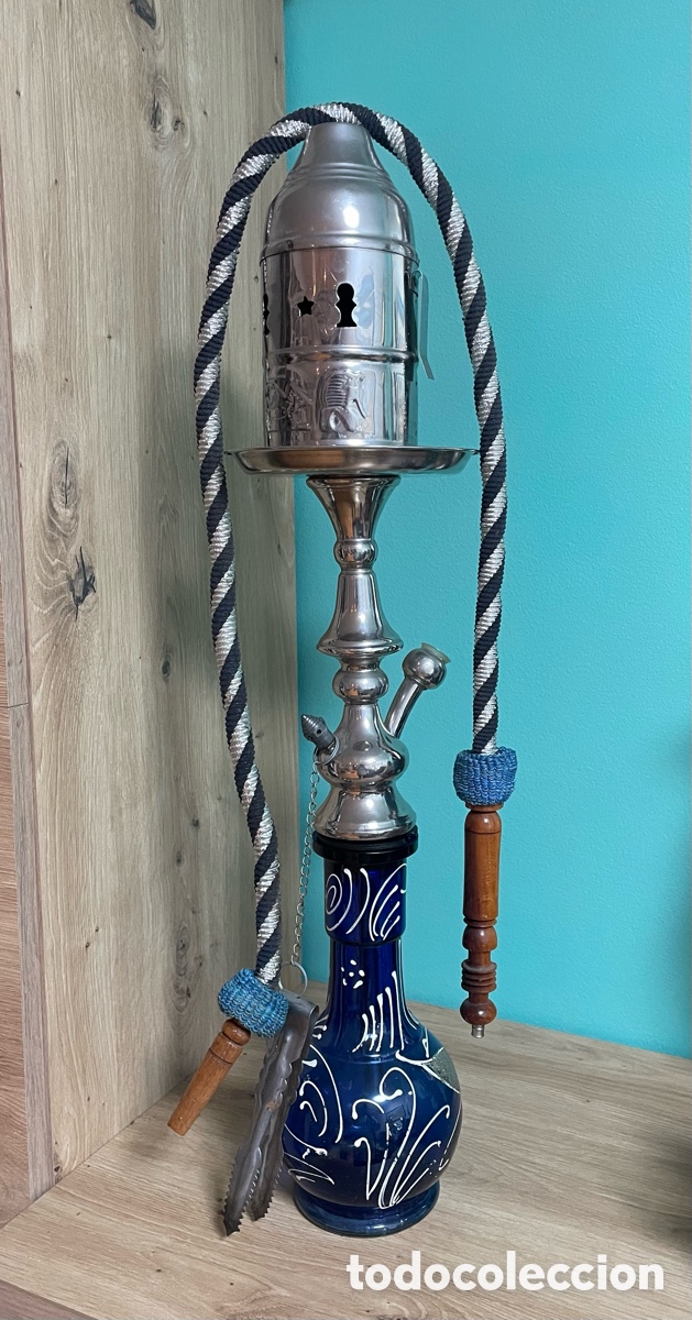 Coleccionismo: Cachimba azul completa - Foto 2