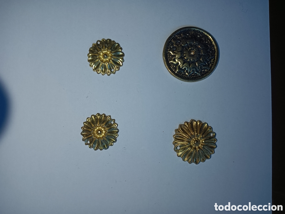 Coleccionismo: ADORNOS DE METAL LOTE DE 4 - Foto 1