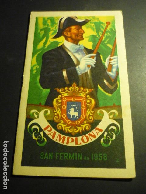 Coleccionismo: PAMPLONA PROGRAMA DE FIESTAS 1958 - Foto 1