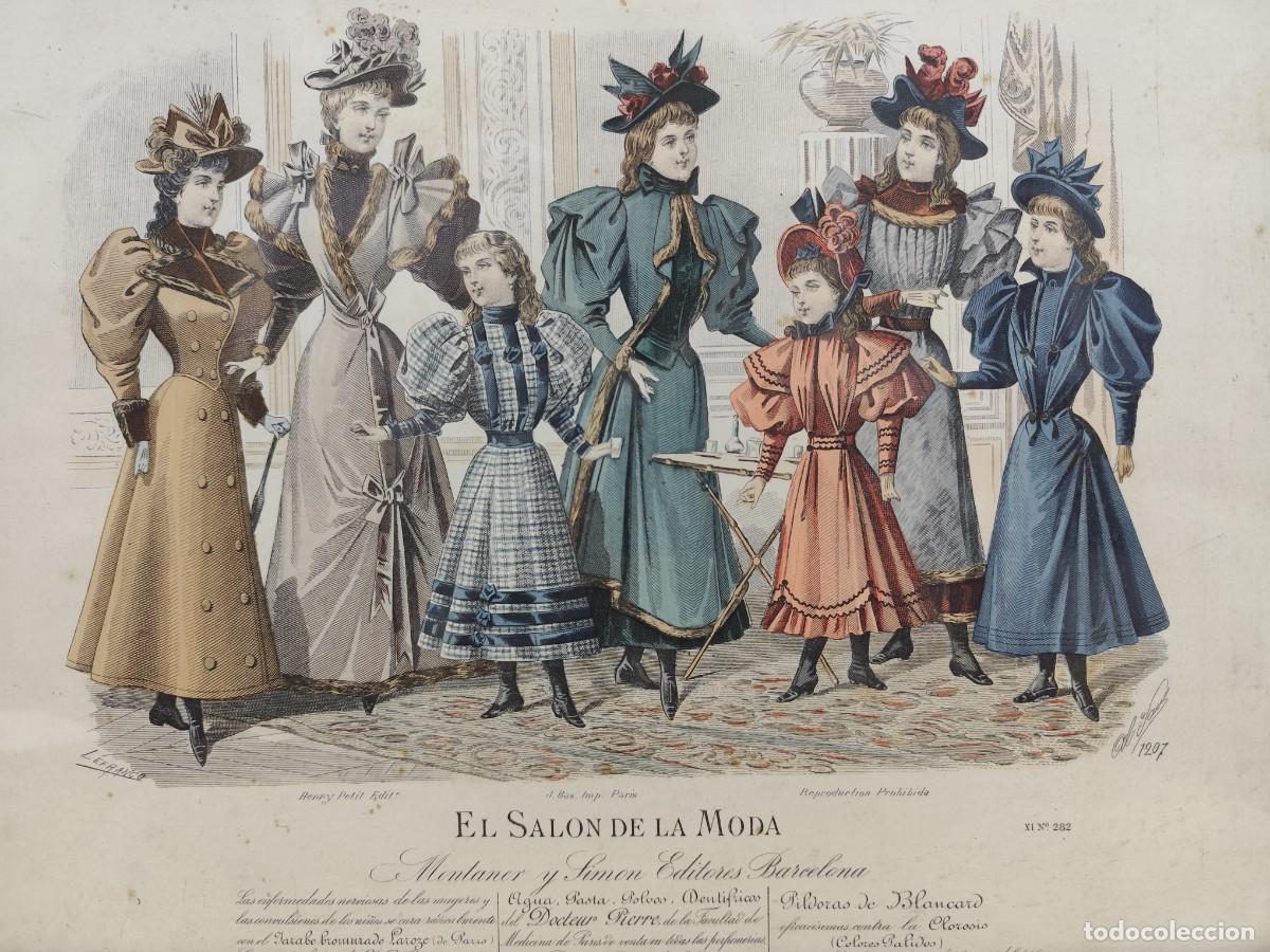 Coleccionismo: Lamina Sal&oacute;n de la moda N&ordm; 282 - Foto 3