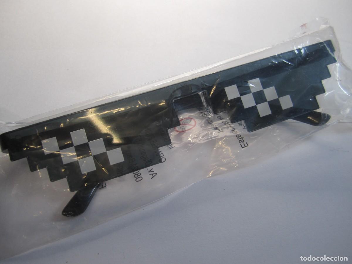 Coleccionismo: gafas pixeladas negro fanta nueve precintada - Foto 1