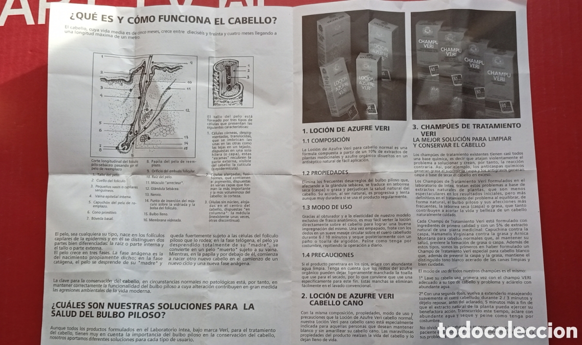 Coleccionismo: Loci&oacute;n de Azufre Veri - Foto 7