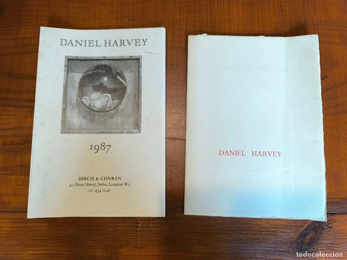 Coleccionismo: DANIEL HARVER DOS CAT&Aacute;LOGOS PROGRAMAS DE EXPOSICIONES DE 1987 BIRCH & CONRAN EN JUNIO Y JULIO - Foto 1