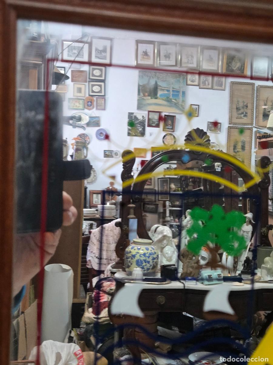 Coleccionismo: cuadro con espejo y escudo - Foto 3