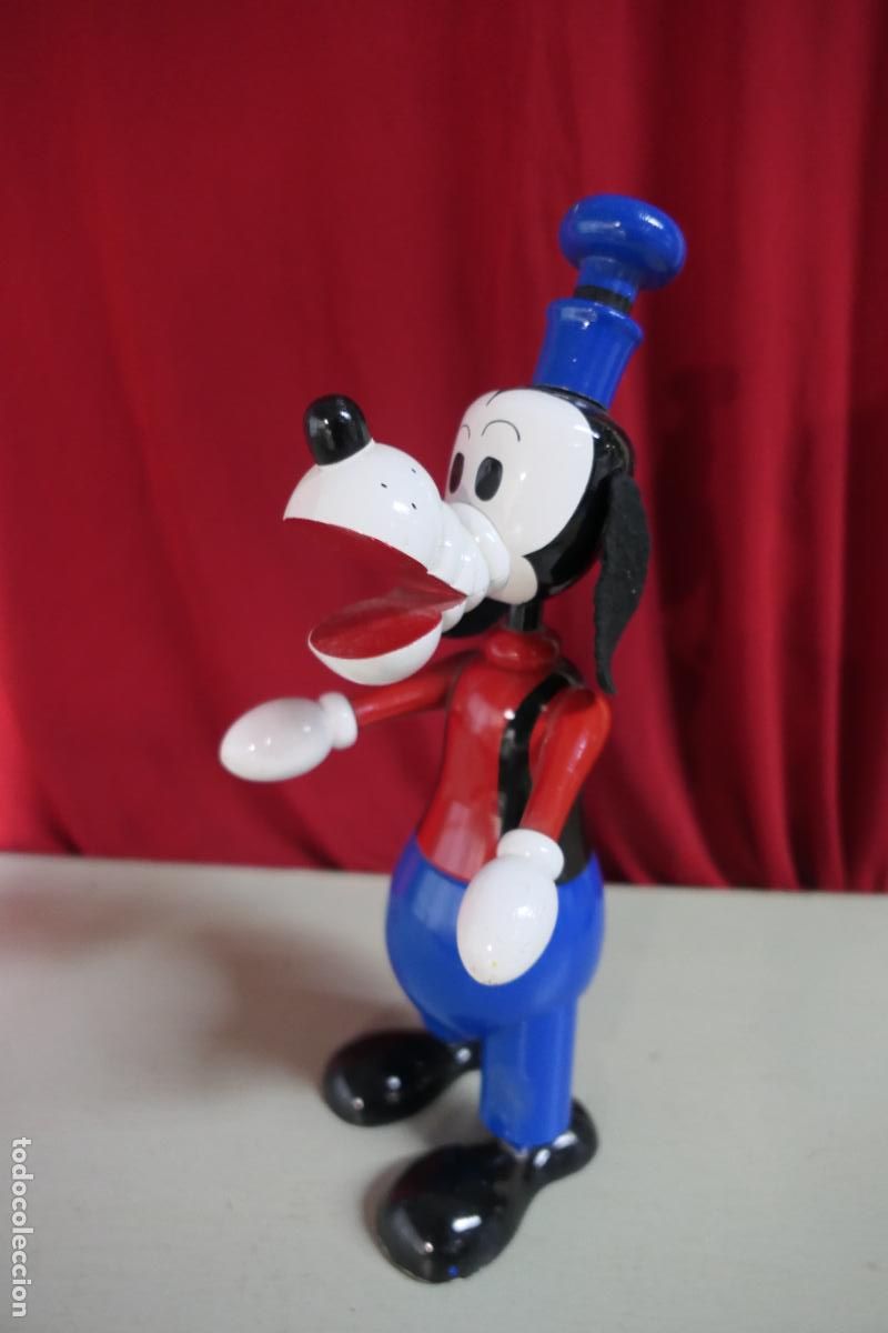 Coleccionismo: Mu&ntilde;eno, Pluto de madera, hucha - Foto 1