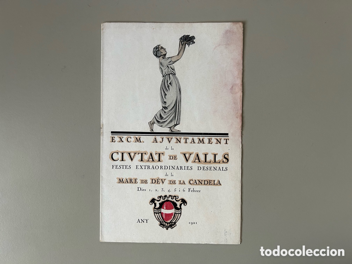 Coleccionismo: Programa Candela Valls 1921 - Decennals - Foto 1