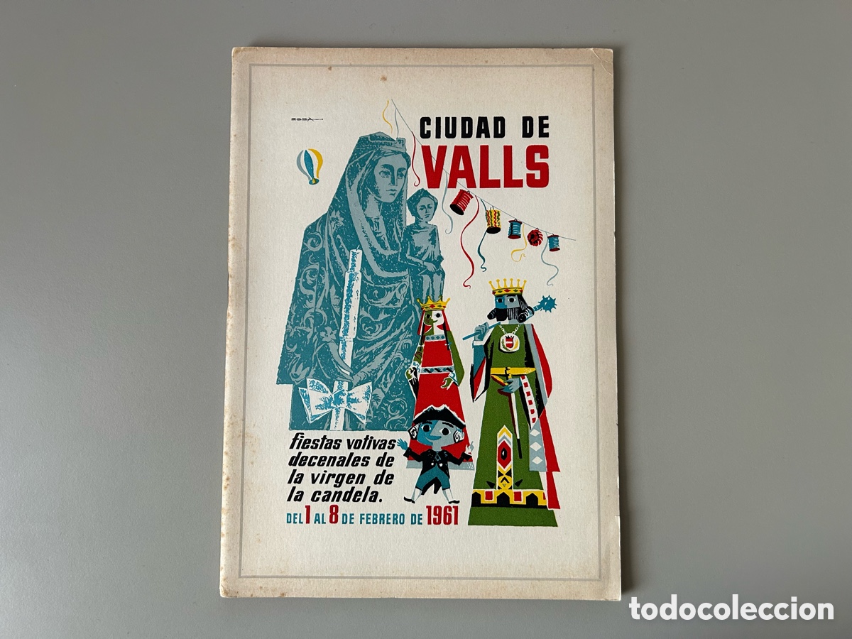 Coleccionismo: Programa Candela Valls 1961 - Decennals - Foto 1