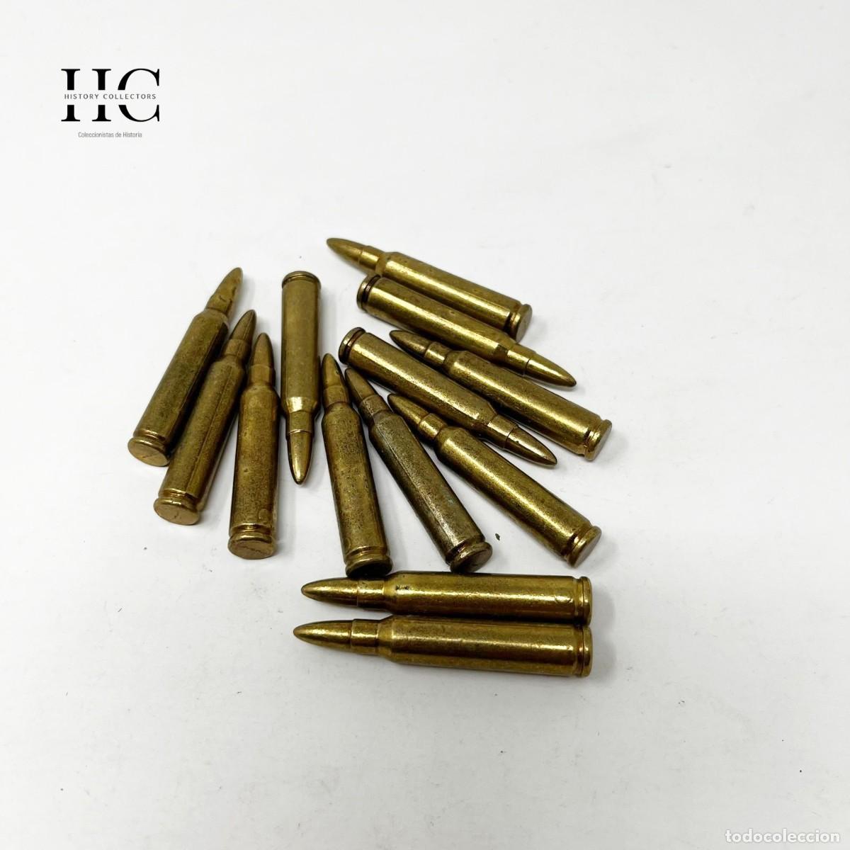 Collectionnisme: Lote 13 r&eacute;plicas de bala M16 DENIX &ndash; inertes en zamak