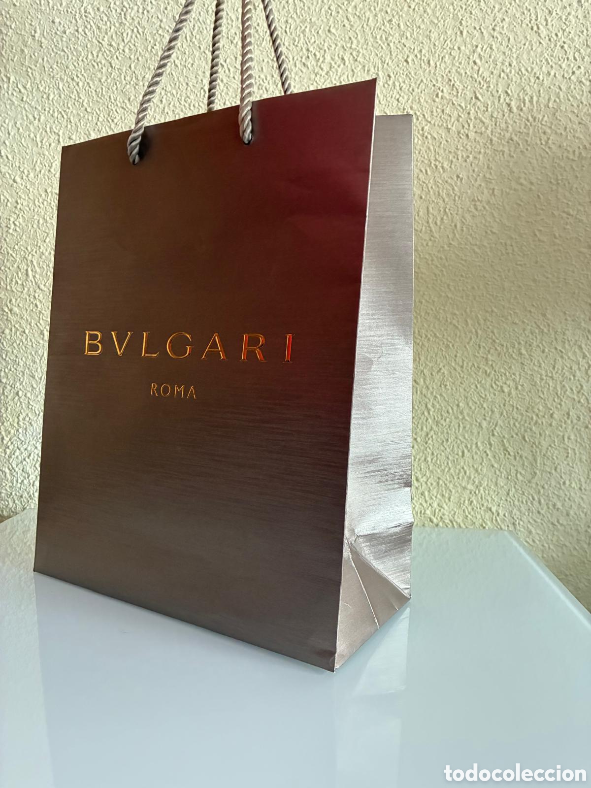 Coleccionismo: Bolsa de papel Bulgari - Foto 3