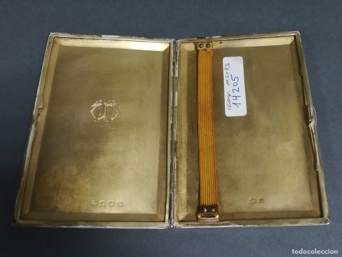 Coleccionismo: PITILLERA DE PLATA INGLESA A&Ntilde;O 1945 - Foto 3