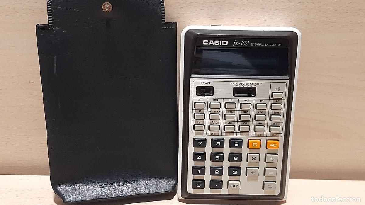 Coleccionismo: Calculadora cient&iacute;fica vintage CASIO FX-102 - Foto 10