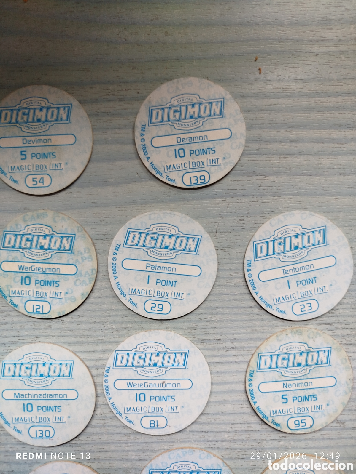 Coleccionismo: LOTE29 TAZOS DIGIMON 2000 - Foto 9