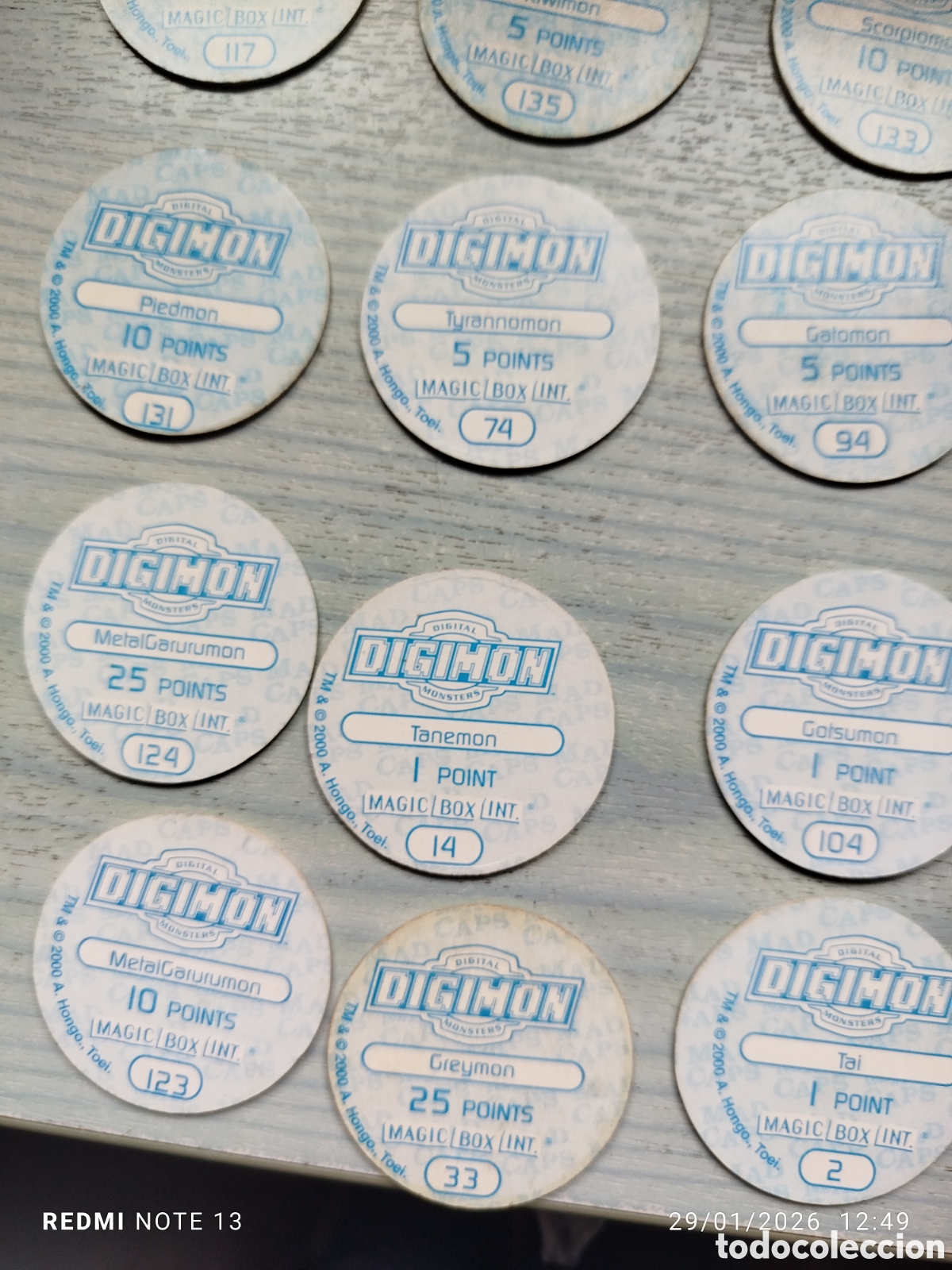 Coleccionismo: LOTE29 TAZOS DIGIMON 2000 - Foto 10