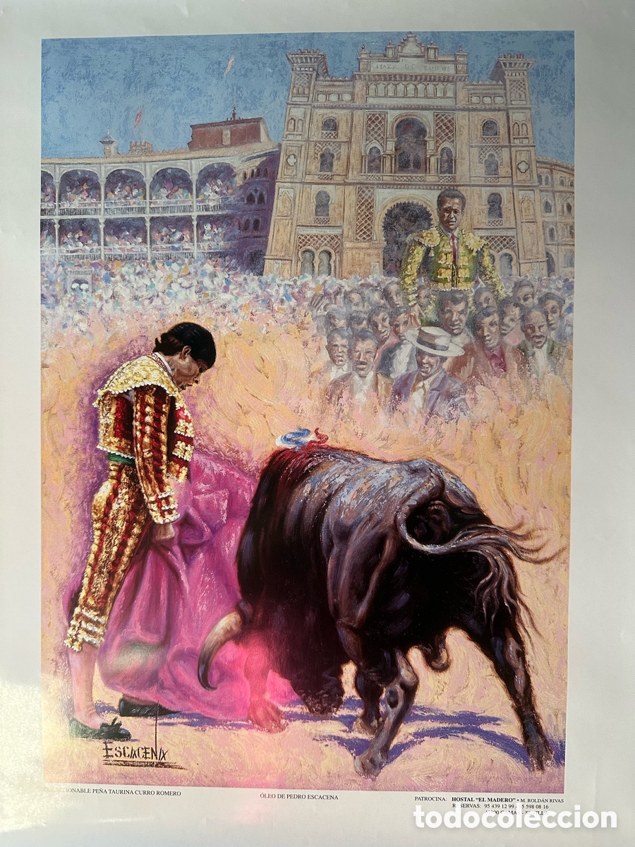 Coleccionismo: 2 L&aacute;minas de Curro Romero - Foto 1