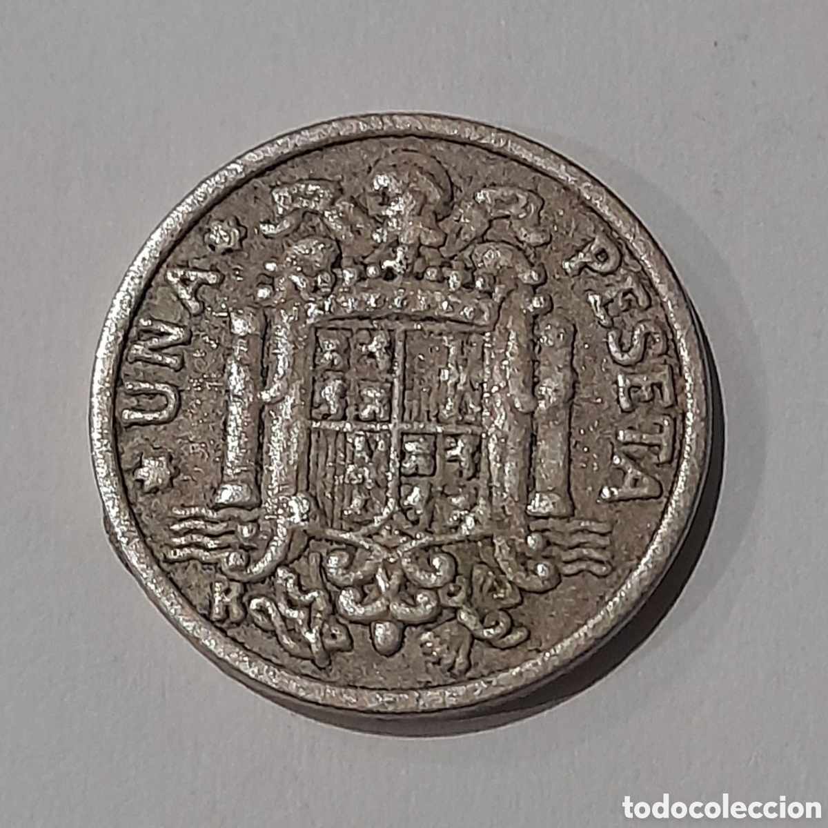 Coleccionismo: Moneda 1 Peseta 1963 L.V. ( R ) - Foto 2