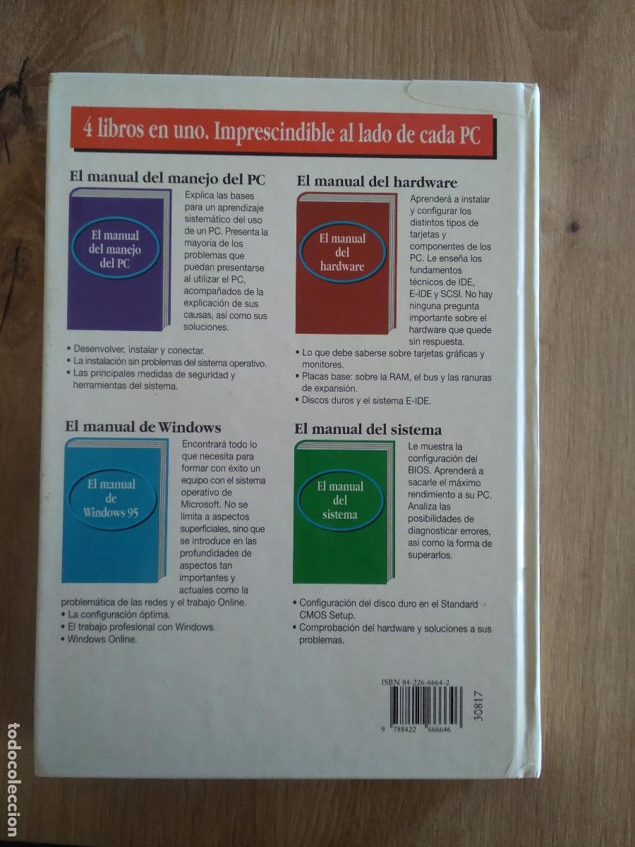 Coleccionismo: LIBRO EL GRAN MANUAL DEL PC CIRCULO DE LECTORES - Foto 4