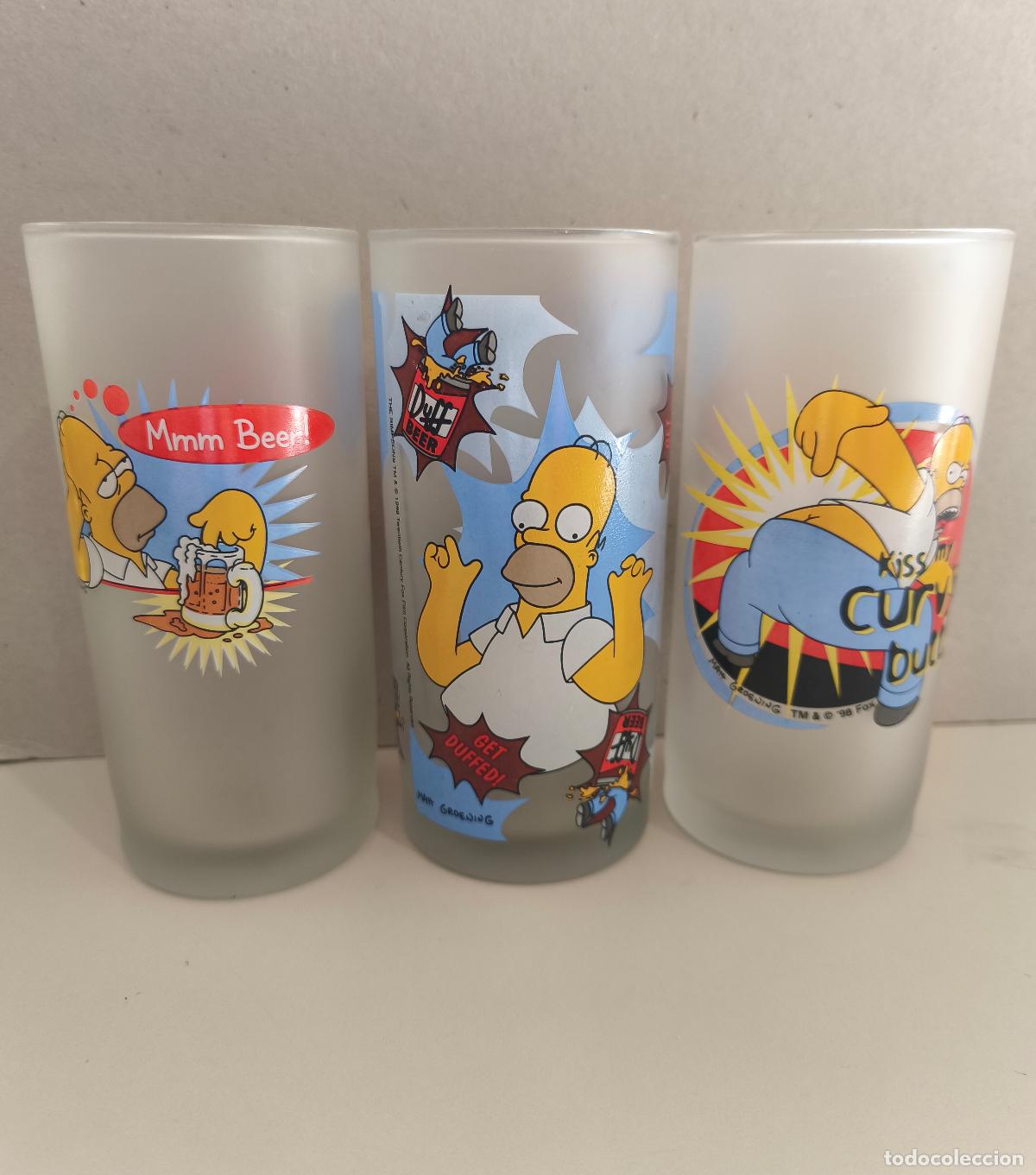 Coleccionismo: VASOS DE LA SERIE LOS SIMPSONS - Foto 1