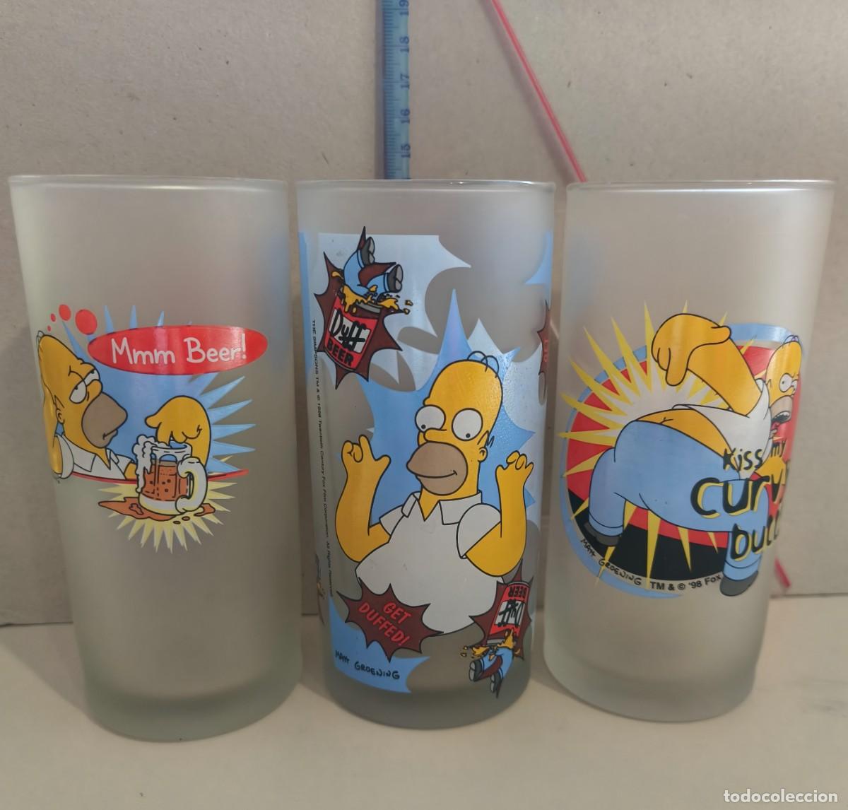 Coleccionismo: VASOS DE LA SERIE LOS SIMPSONS - Foto 4