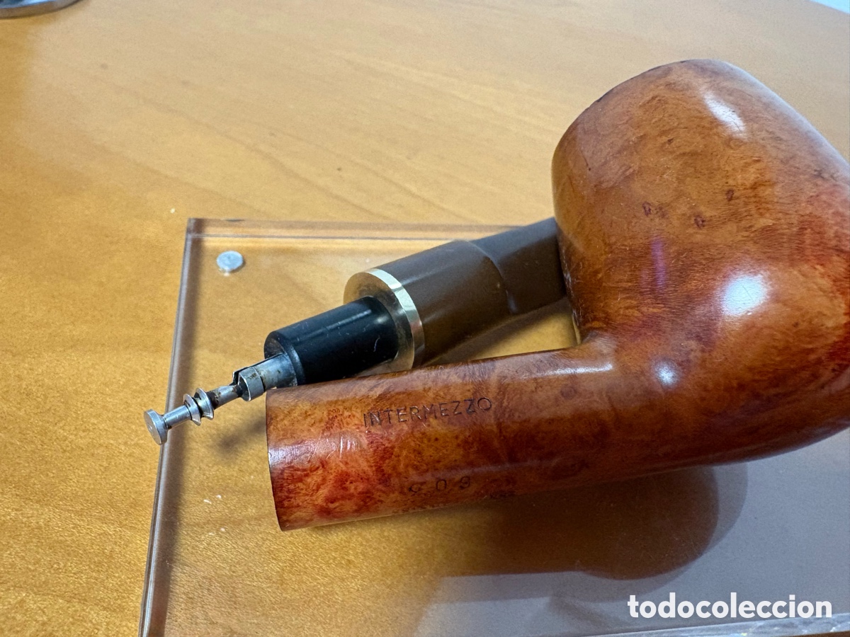 Coleccionismo: pipa INTERMEZZO madera de brezo - Foto 3