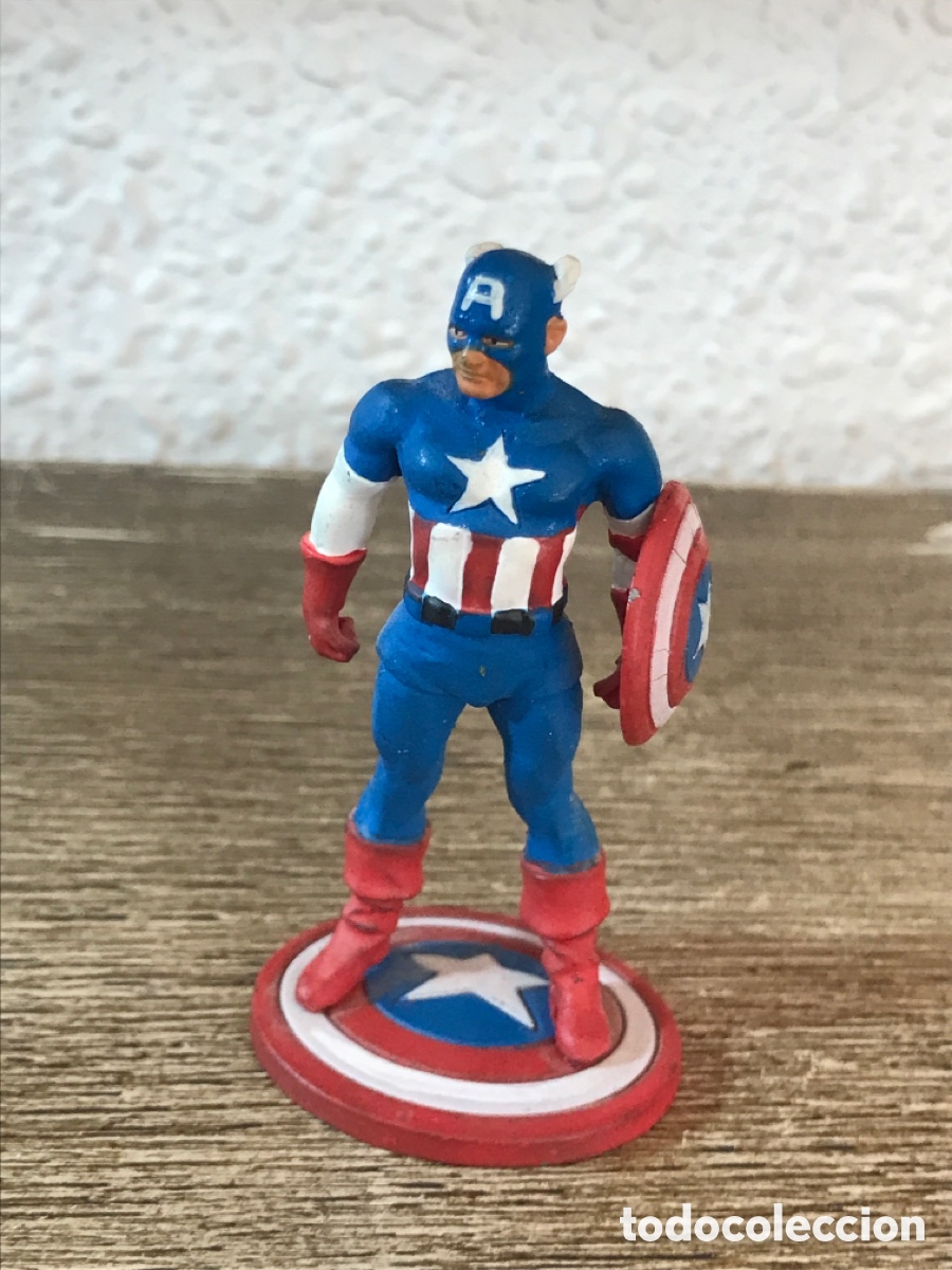 Coleccionismo: Capitan Am&egrave;rica / plomo - Foto 1