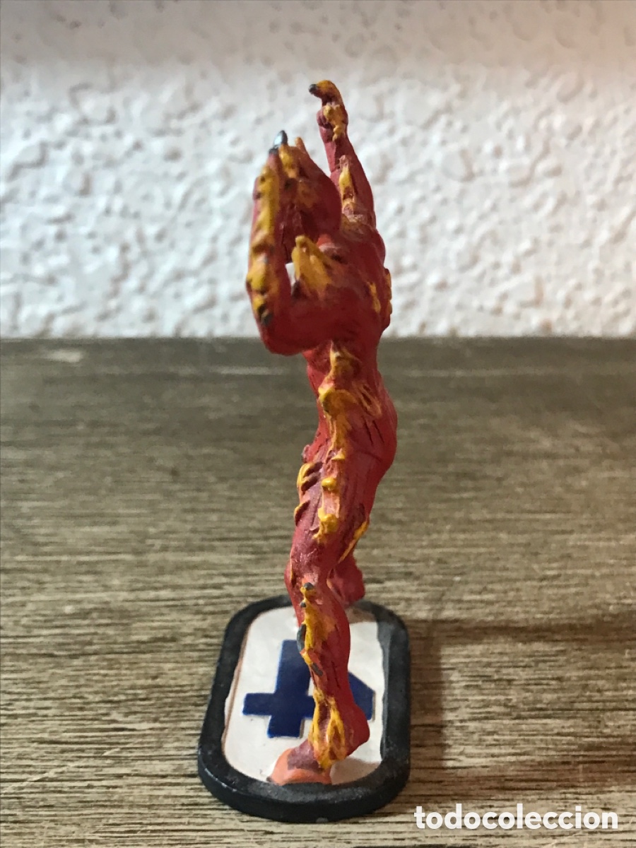 Coleccionismo: Antorcha humana / plomo - Foto 2