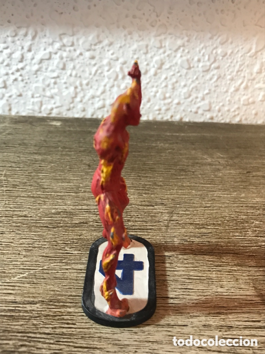 Coleccionismo: Antorcha humana / plomo - Foto 4