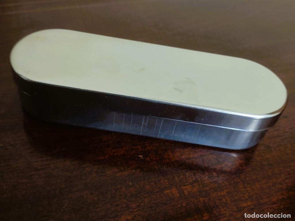 Coleccionismo: CAJA ESTERILIZADORA CON JERINGUILLA DE CRISTAL - Foto 1