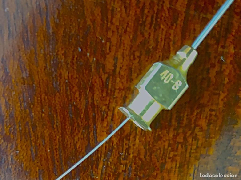 Coleccionismo: CAJA ESTERILIZADORA CON JERINGUILLA DE CRISTAL - Foto 4